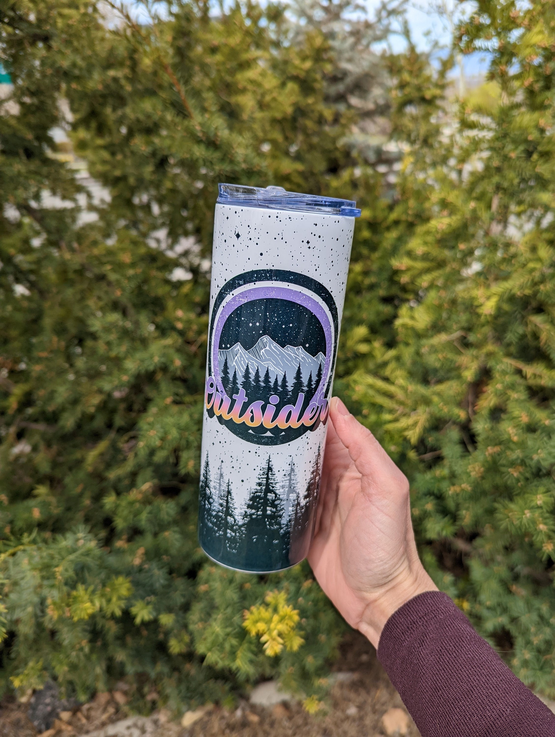 Outsider Tumbler | Outdoor Travel Tumbler | Camping Tumbler | Fall Tumbler