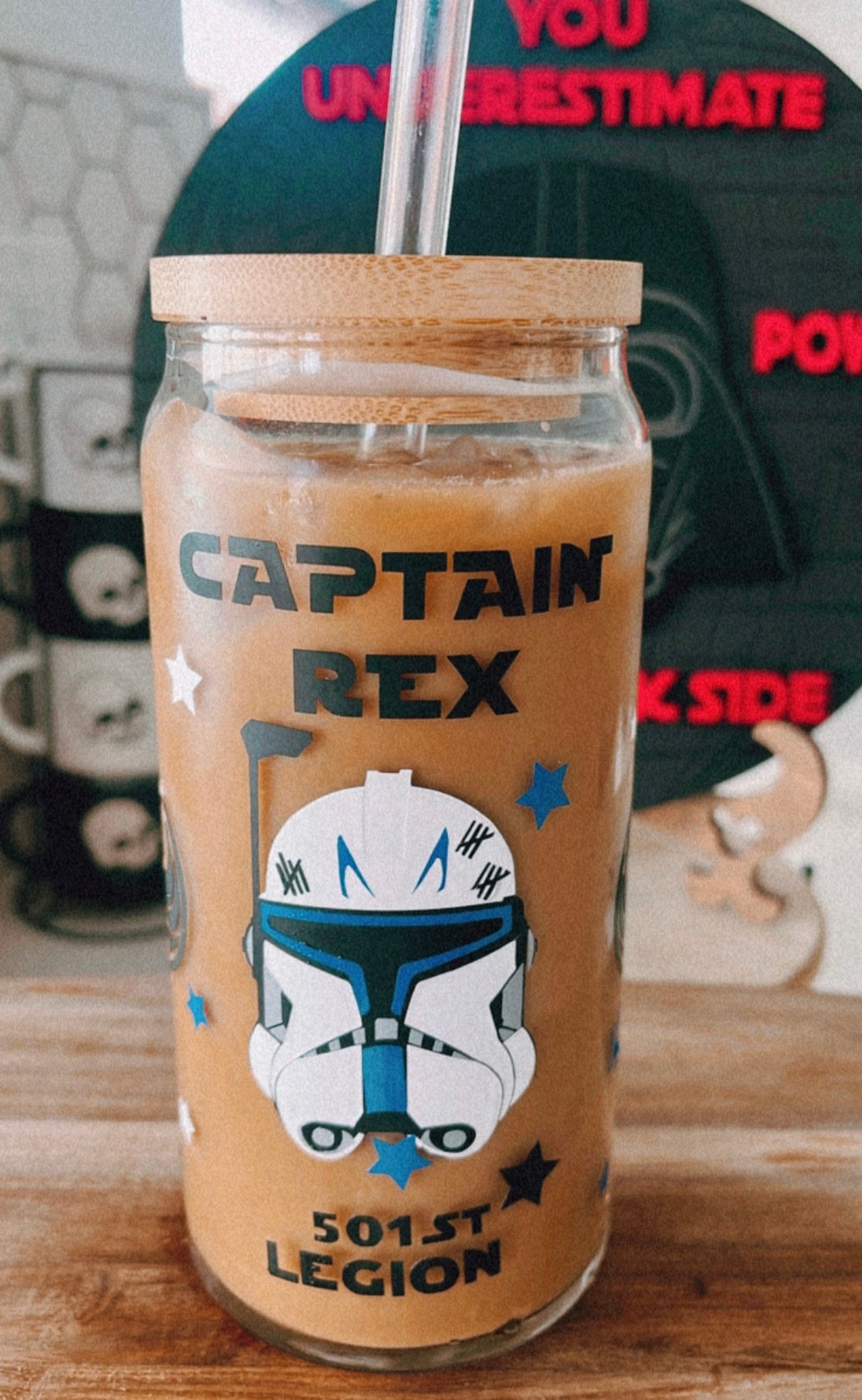 Captain Rex| Commander Cody| Clone Wars glass