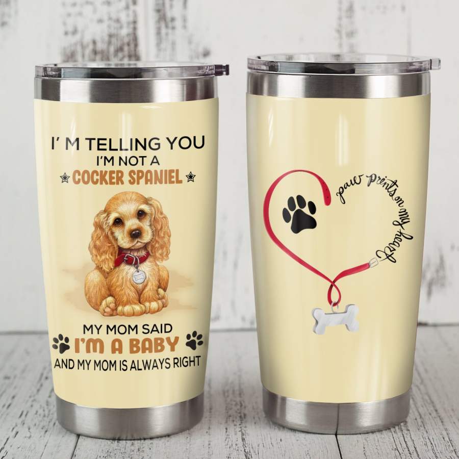 Cocker Spaniel Dog Steel Tumbler FB0307 68O57