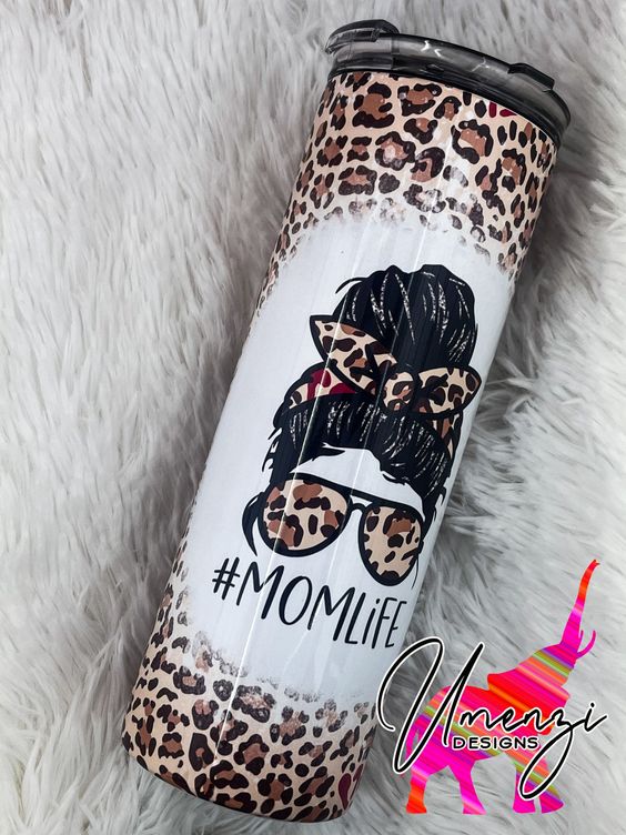 Leopard Momlife Tumbler