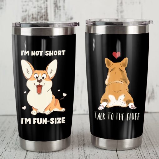 Corgi Dog Steel Tumbler, Gift For Grandparent, Valentine Gift For Boyfriend, Gift For Sister, 60Th Birthday Ideas, Gift For Girlfriend