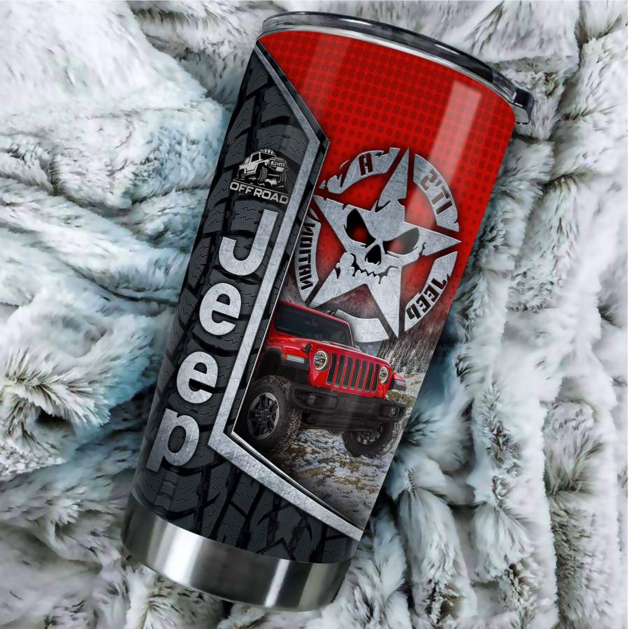 Beautiful Jeep Stainless Steel Tumbler