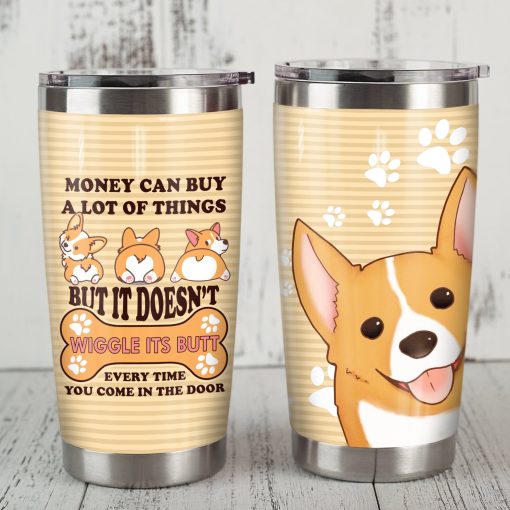 Corgi Dog Steel Tumbler, Gift For Best Friend, Card Ideas For Mother’S Day, Gift For Husband, Birthday Gift Ideas, Mother’S Day Ideas