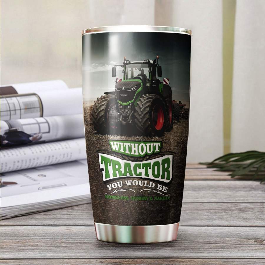 [Tumbler] Beautiful Tractor Stainless Steel-852