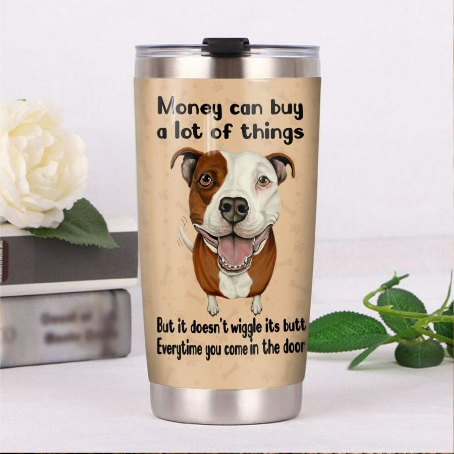 Pitbull Dog Steel Tumbler MR1007 68O56