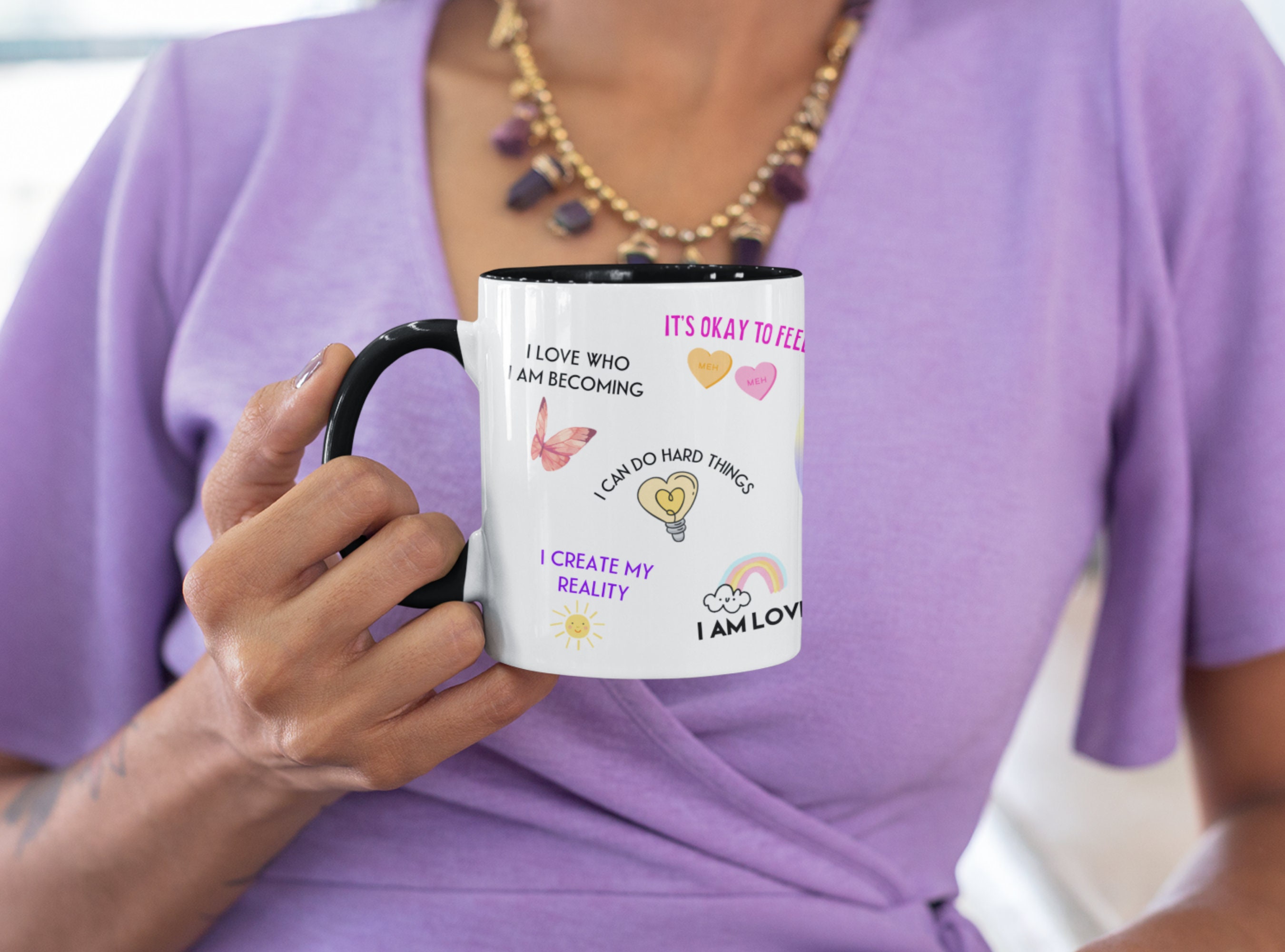 Mindset Mug, Law of Attraction, Girl Boss, Mental Health, Feminist Gift, Self Care, Positivity Gift, Mindset, Positive Mug, New Job Gift