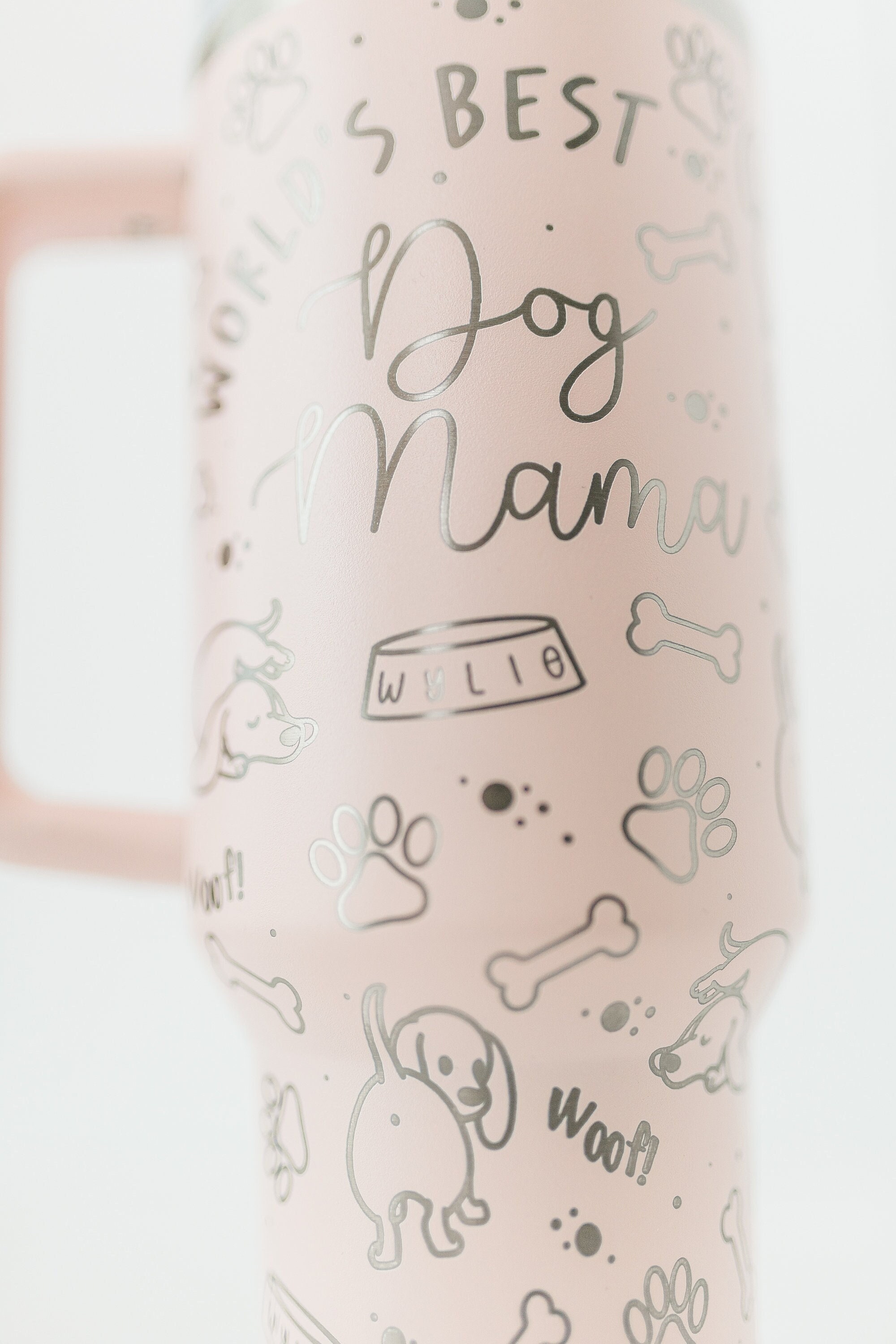 Stanley 40oz tumbler | Weiner Dog, Dachshund, Long Dog, Dog mama, Personalized with dogs name