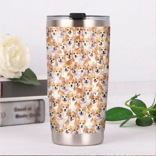 Corgi Dog Steel Tumbler, Best Gifts For Dad, Gift Ideas For Boyfriend, Gift For Girlfriend, Mom Christmas Gifts, Gifts For New Moms