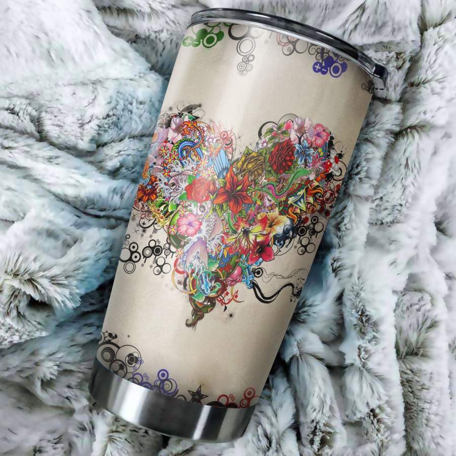 Tattoo Art Stainless Steel Tumbler