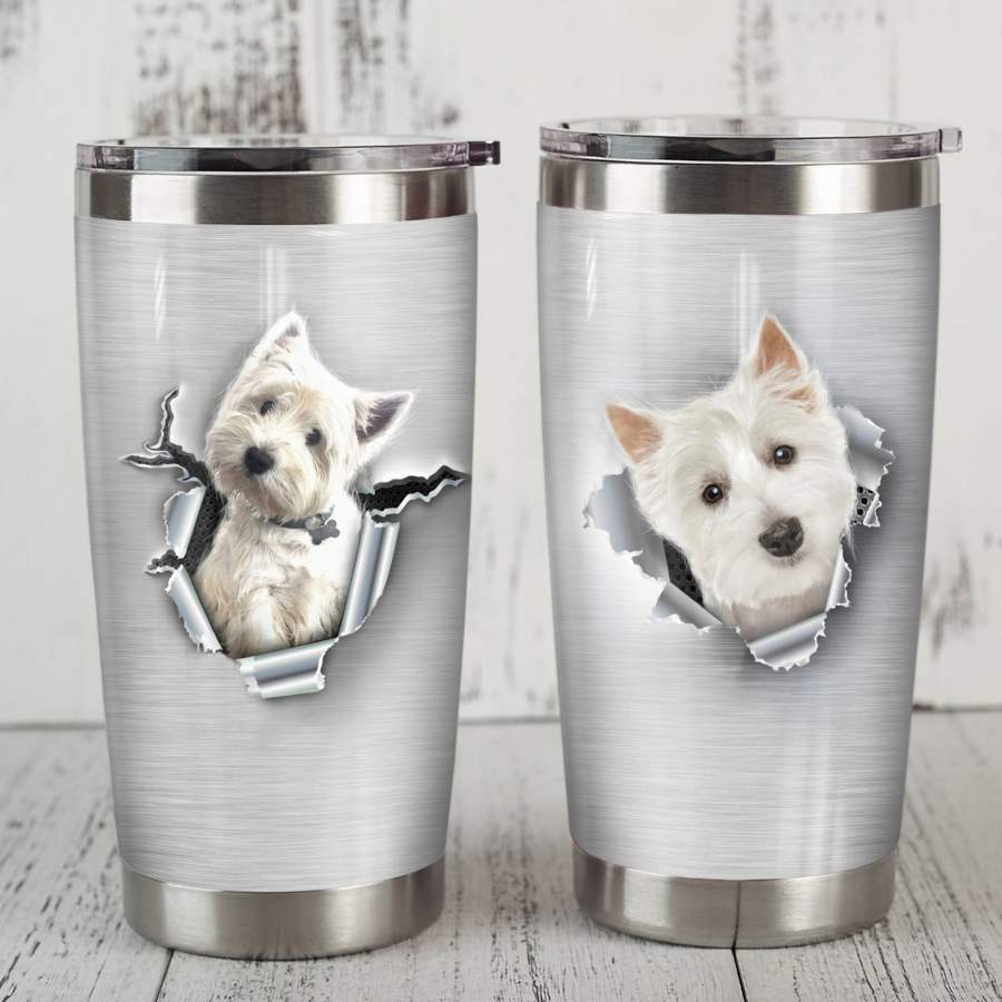 Westie Dog Steel Tumbler JR1505 81O60