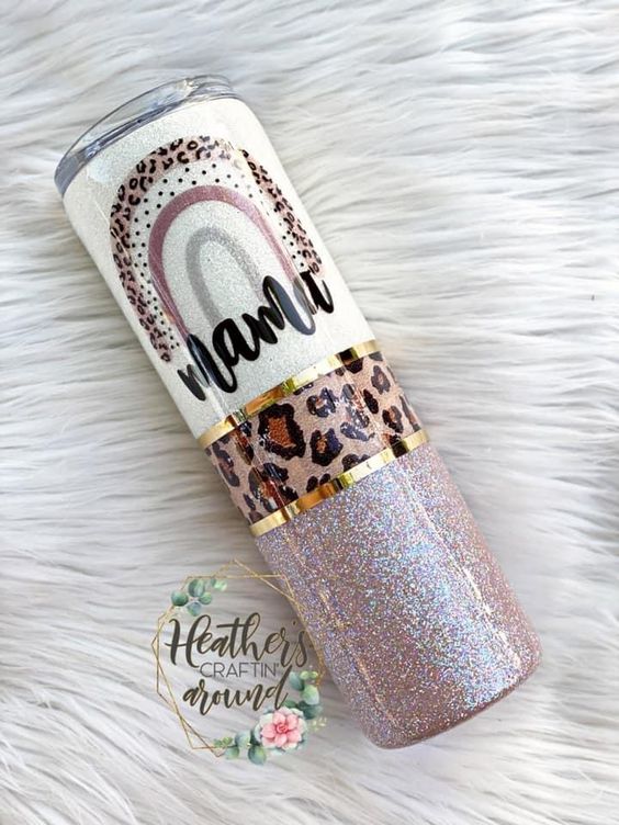 Mama Leopard Rainbow Tumbler