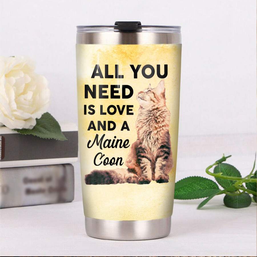 Maine Coon Cat Steel Tumbler MR1702 68O31