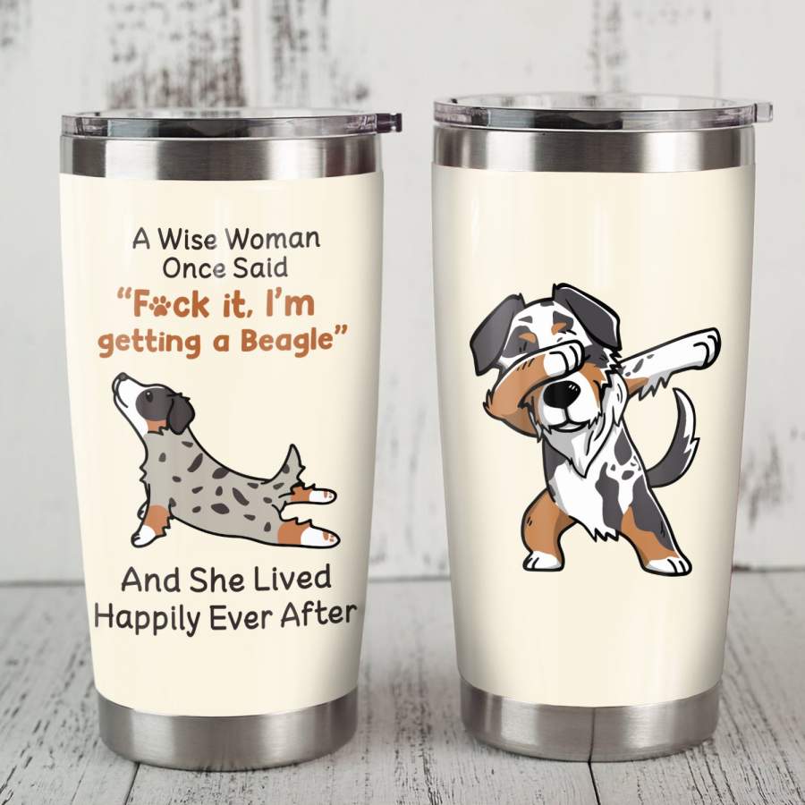 Australian Shepherd Dog Steel Tumbler FB0608 67O52