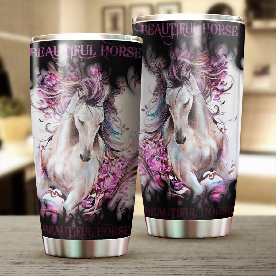 Beautiful Horse Stainless Steel Tumbler TA032603