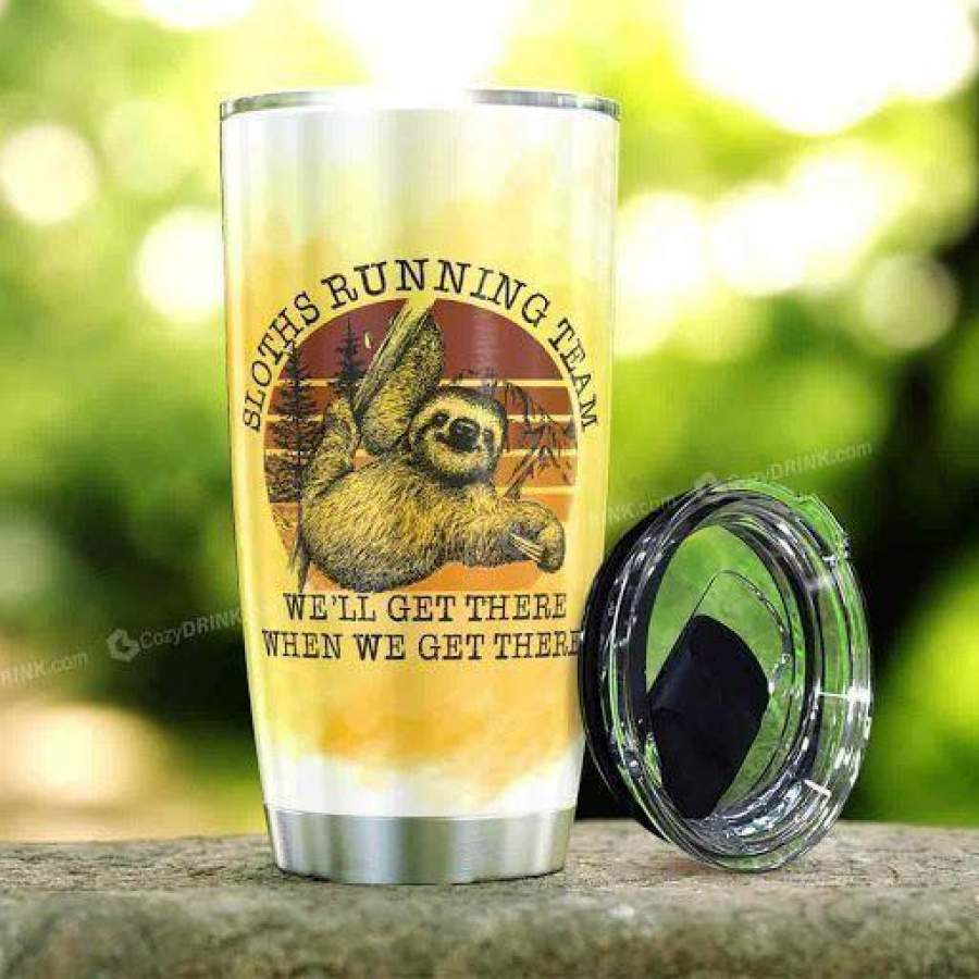 [Tumbler] Sloth Running Team Stainless Steel Tumbler 2629