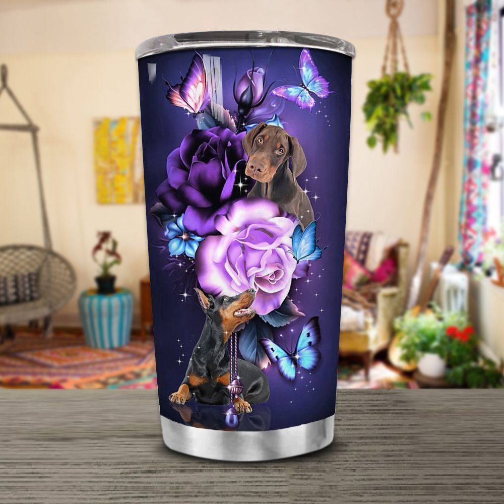 Doberman Magical Tumbler