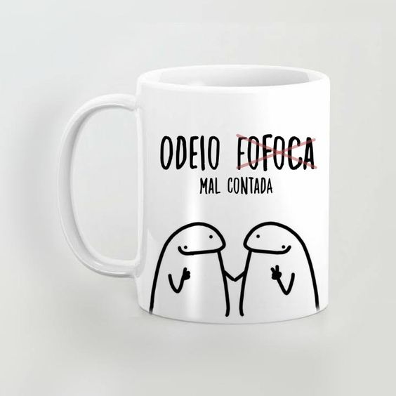 Fork Meme fofoca na Caneca