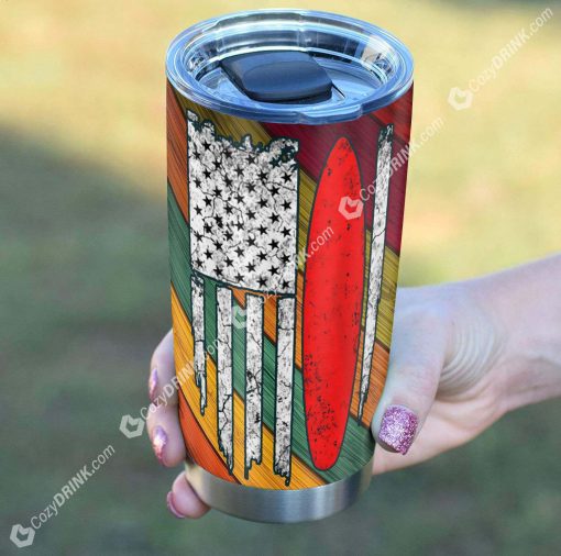 Americans Surf Stainless Steel Tumbler