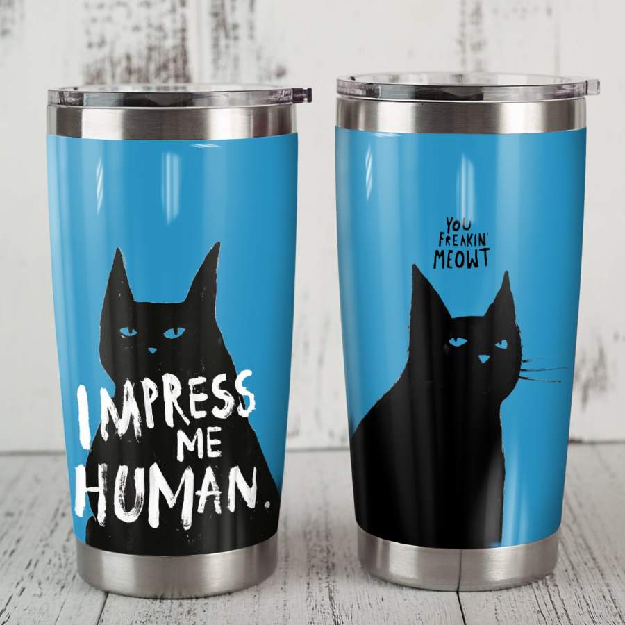 Black Cat Steel Tumbler MR1708 69O31