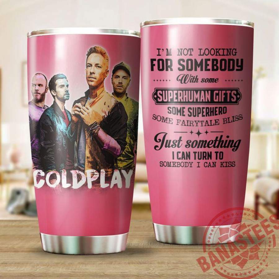 Coldplay Stainless Steel Tumbler Cup