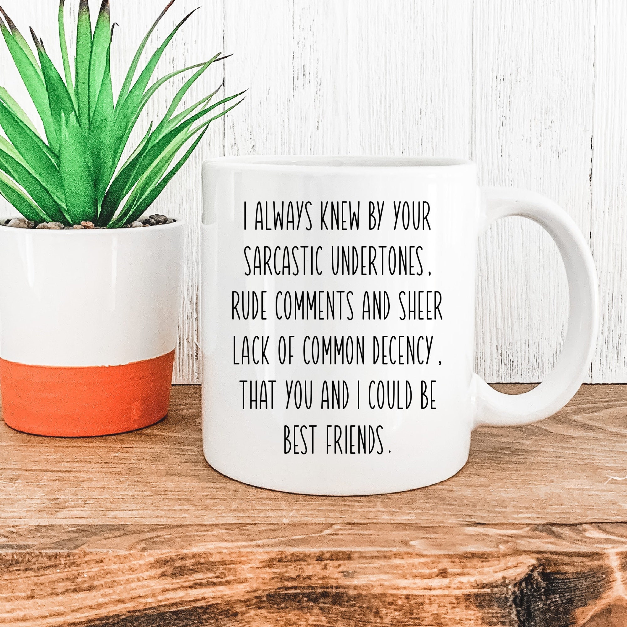 Funny Sarcastic Best Friend Mug Gift Idea for Best Friend Funny Gift Best Friend Unique Gift BFF Gift Mugs with Funny Sayings