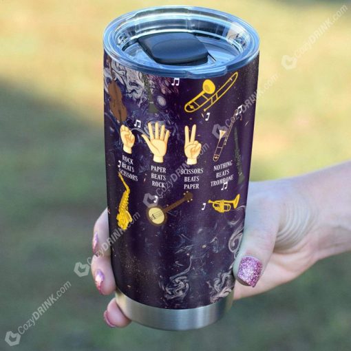 Nothing Beats Trombone Stainless Steel Tumbler