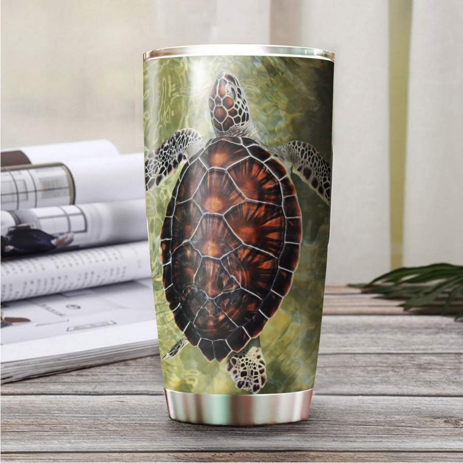 Love Turtle Stainless Steel Tumbler