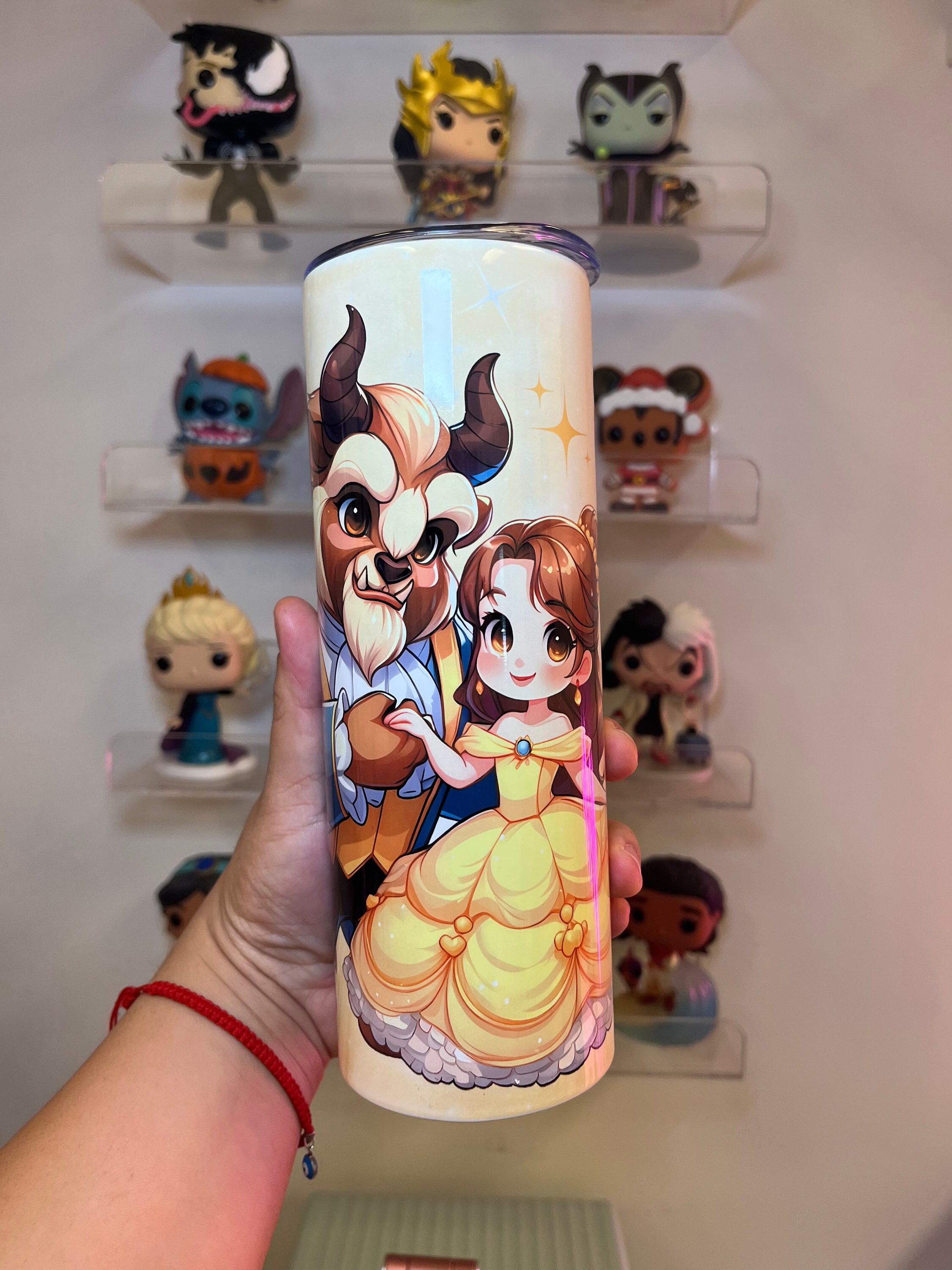 Beauty and The Beast custom tumbler, Beauty and The Beast tumbler