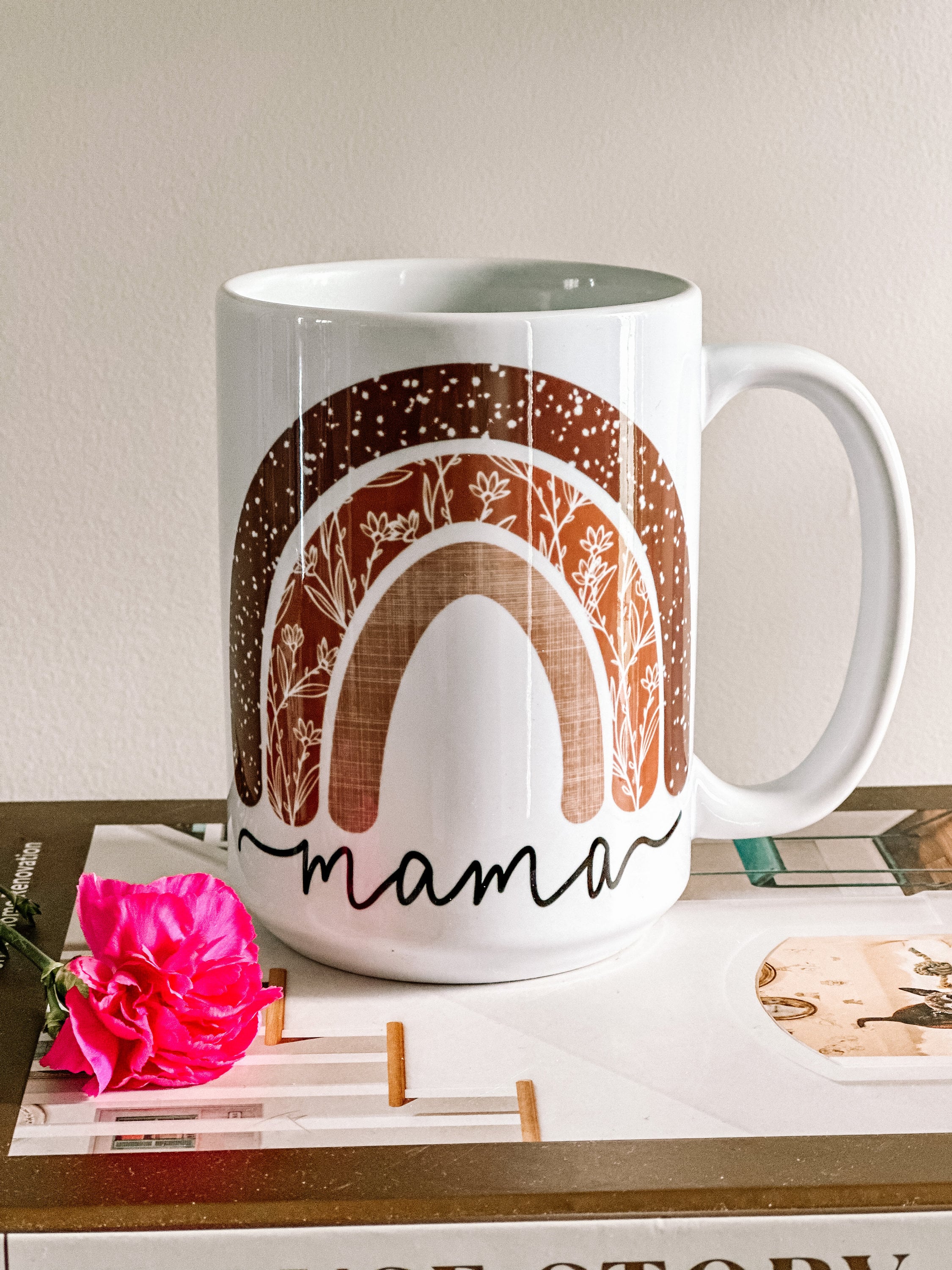 Mama rainbow mug Custom mom gift  Best mom gifts Mothers day gifts Custom mom mugs Custom Mama Gift Boho mugs boho rainbow