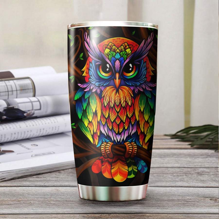 [Tumbler] Love Owl Stainless Steel-68