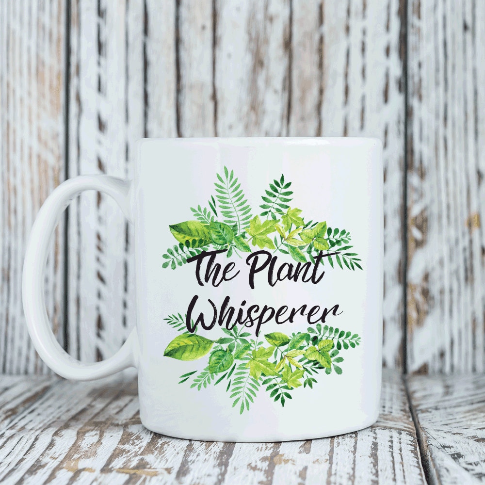 Gift for gardener, The plant whisperer mug, gardening gift (M239)