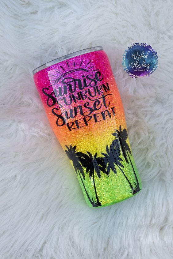 Sunrise Sunburn Sunset Repeat Tumbler US00011036