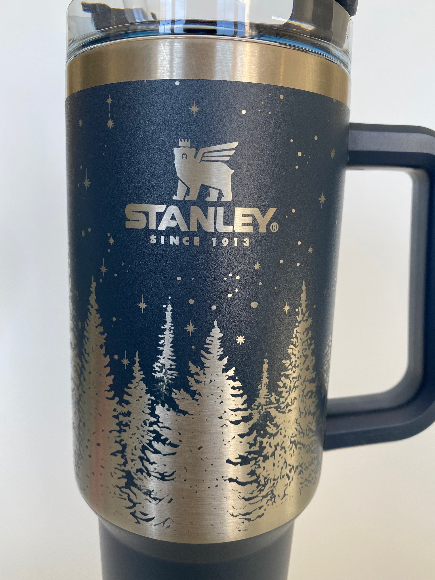 Night Sky Engraved Stanley Adventure Quencher 40oz tumbler