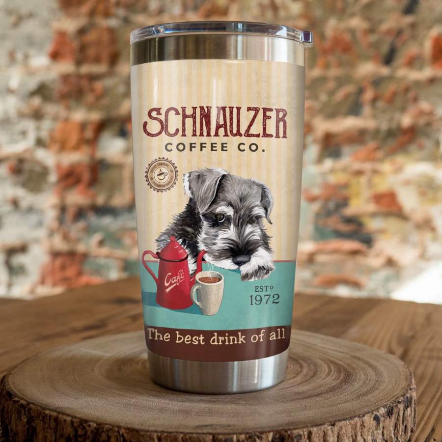 Schnauzer Dog Coffee Company Steel Tumbler FB1103 81O53