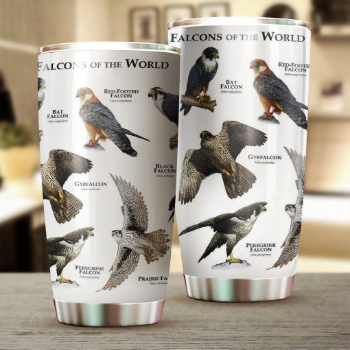 Falcons Of The World Stainless Steel Tumbler, 60Th Birthday Ideas, Gifts For Sister In Law, Gift For Girlfriend, Gift For Mother, Gift For Best Friend