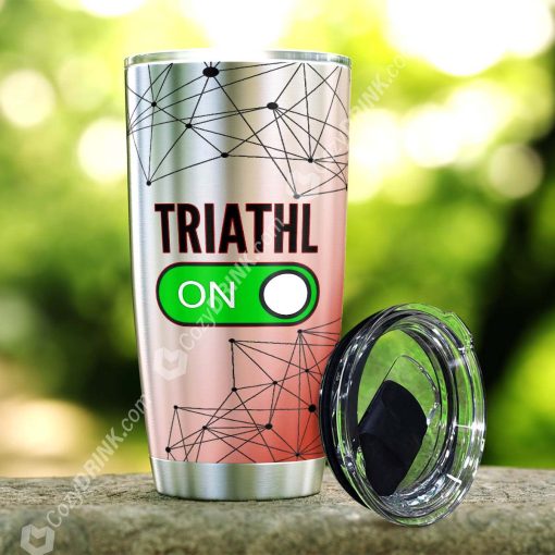 Triathlon Stainless Steel Tumbler