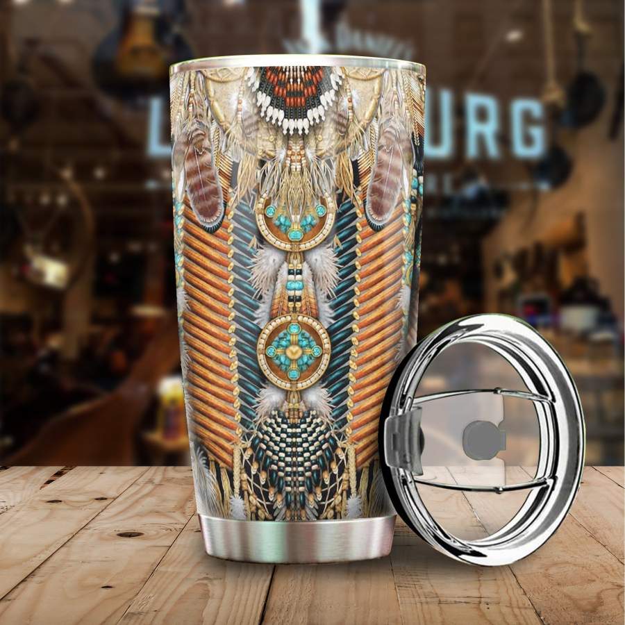 Native American 20oz Stainless Steel Tumbler