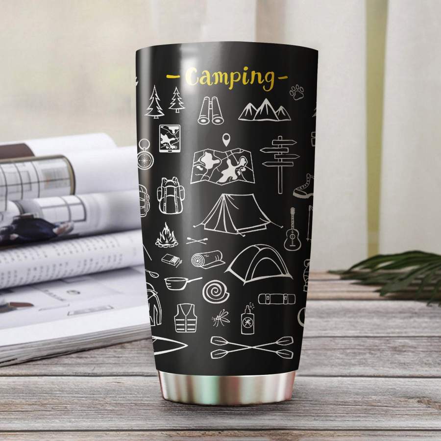 [Tumbler] Camping Lover Stainless Steel-456