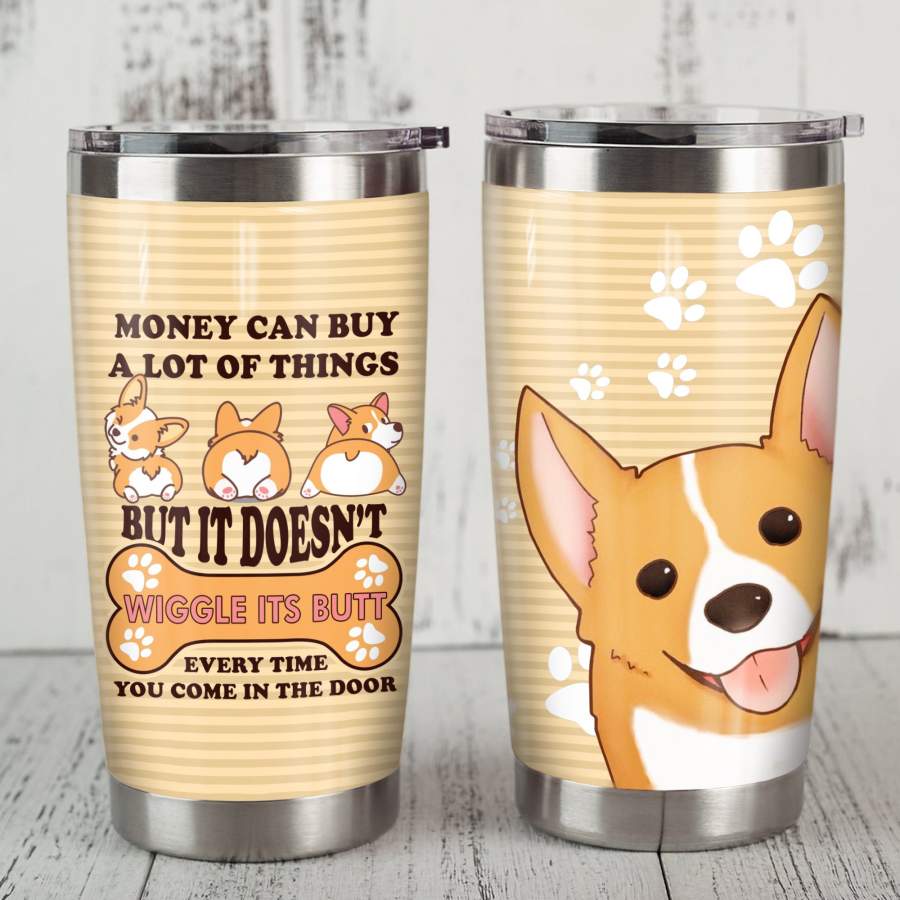 Corgi Dog Steel Tumbler JR1705 81O60