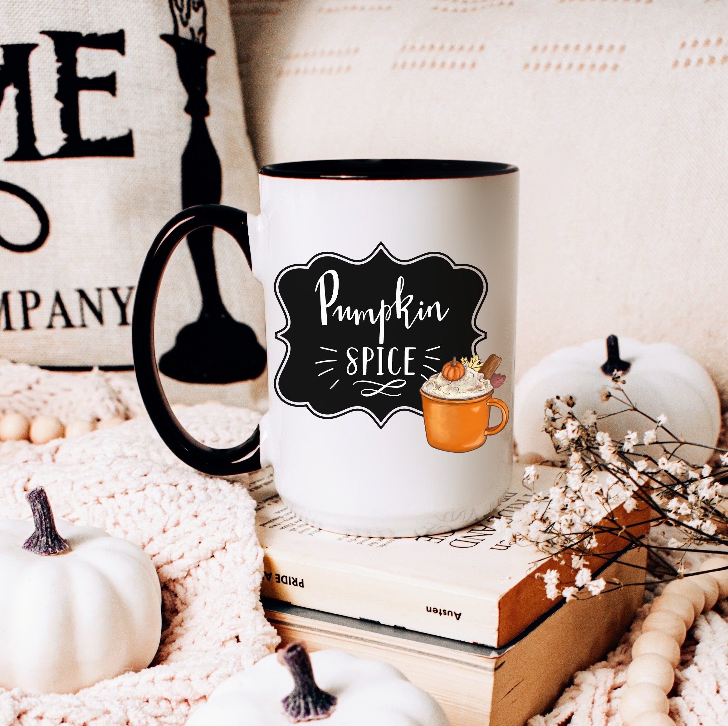 Pumpkin Spice Mug, Good Morning Pumpkin Mug, Pumpkin Coffee Mug, Hello Pumpkin Mug, First Day of Fall, Autumn Mug,