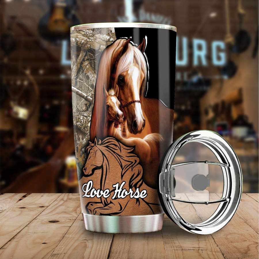 [Tumbler] Love Horse Stainless Steel-167