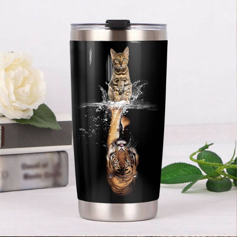 Bengal Cat Steel Tumbler MR1807 71O51