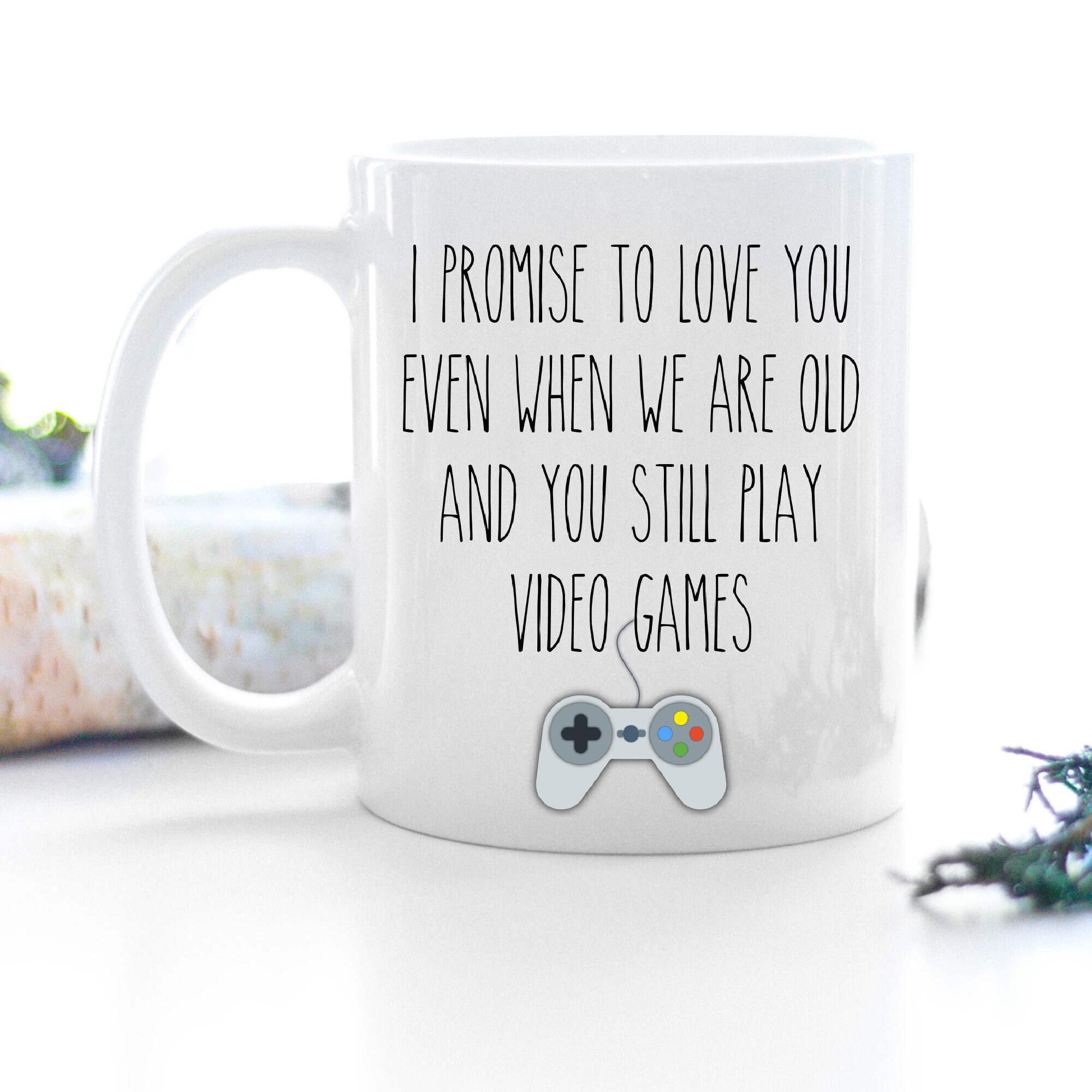 Funny Gamer Husband Mug Boyfriend Gifts for Men Anniversary Gifts for Husband Gaming Gifts for Him Funny Valentines Day Gift for Boyfriend