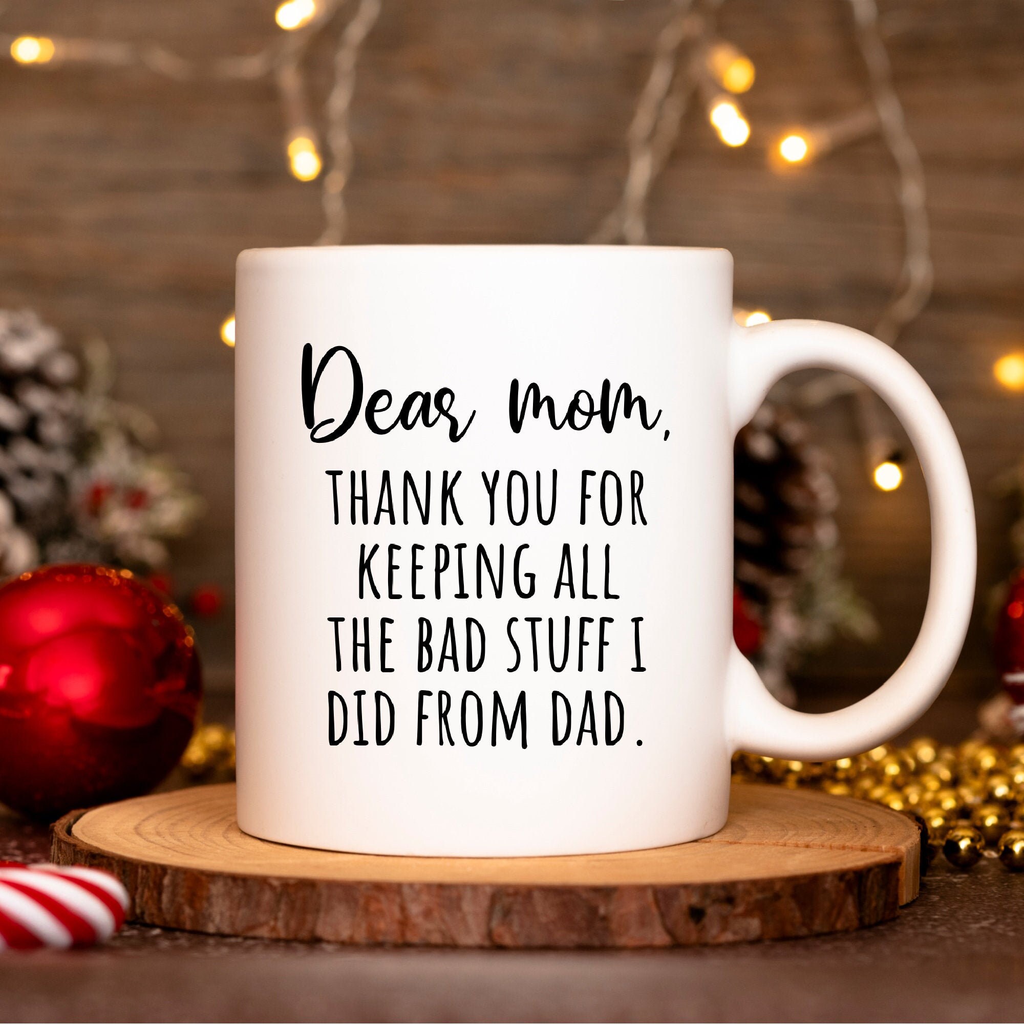 Mug Gift for Mom – Mother’s Day Gift Mom from Son – Funny Mom Mug for Mom from Son – Mom Christmas Gift – Mom Gag Gift