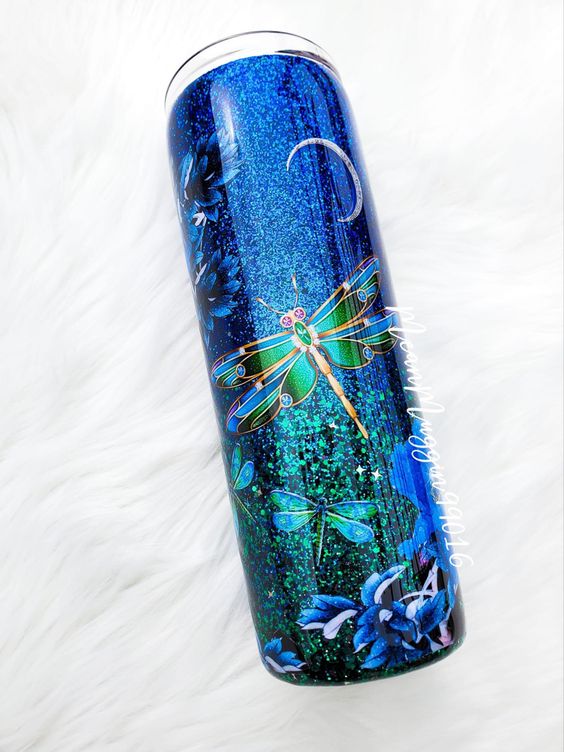 Vibrant Dragonfly Tumbler