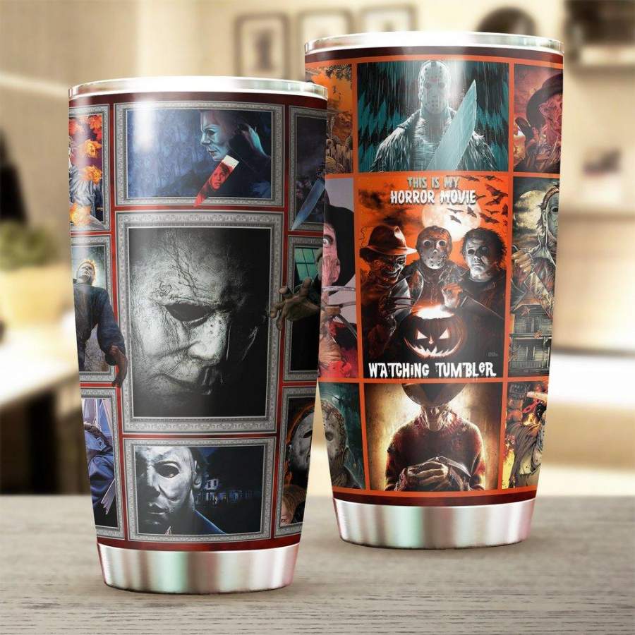 Michael Myers 02 Stainless Steel Tumbler Mug 20 Oz , Michael Myers 02 Stainless Steel Mug Movie