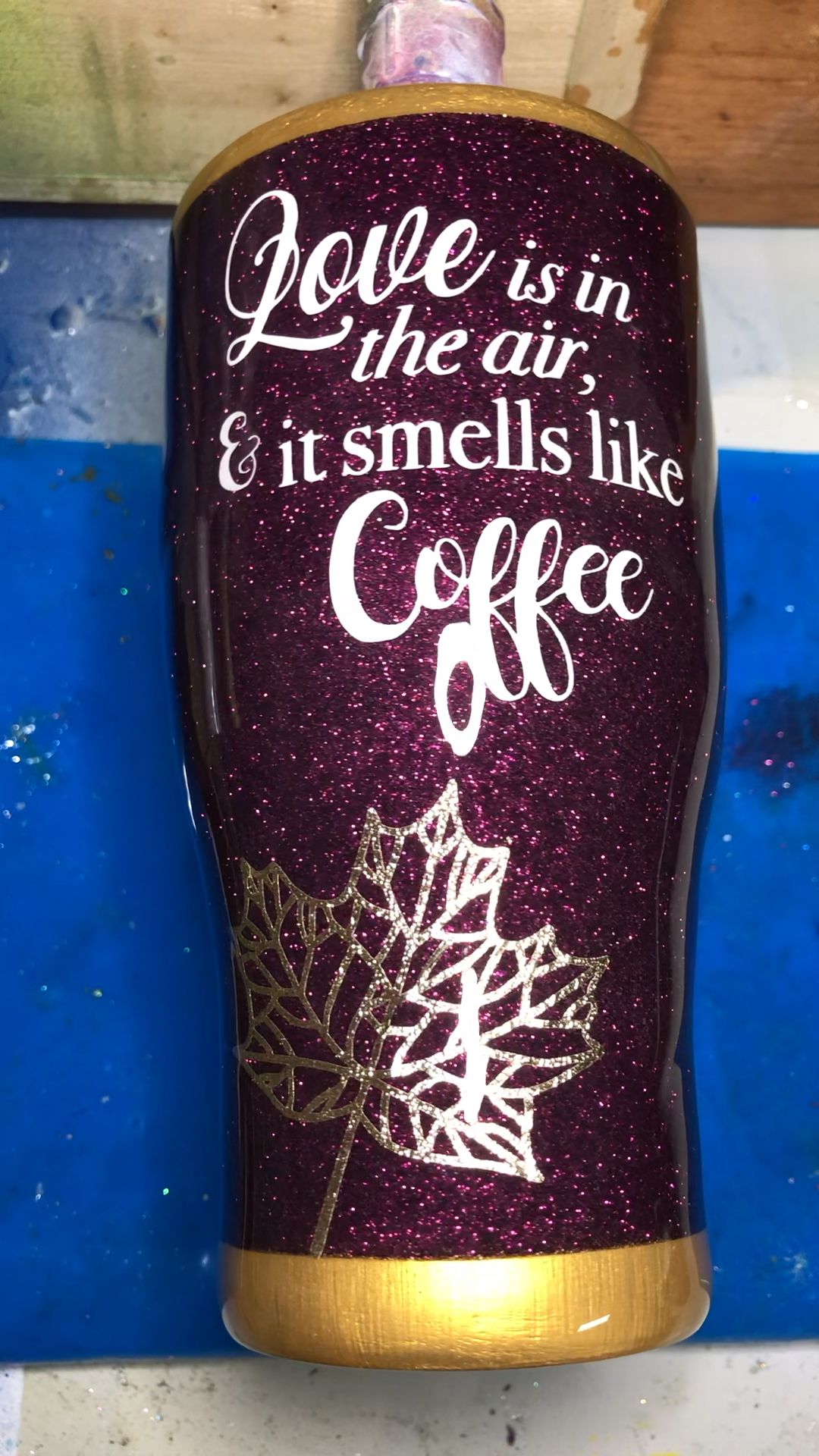 Love is is in the Air, It Smells Like Coffee Tumbler