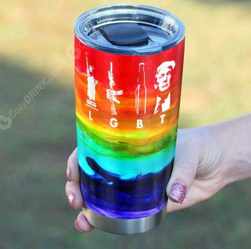 America Lgbt Stainless Steel Tumbler