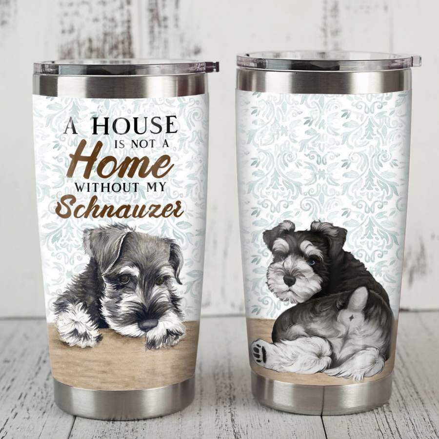 Miniature Schnauzer Dog Steel Tumbler MR1002 69O31