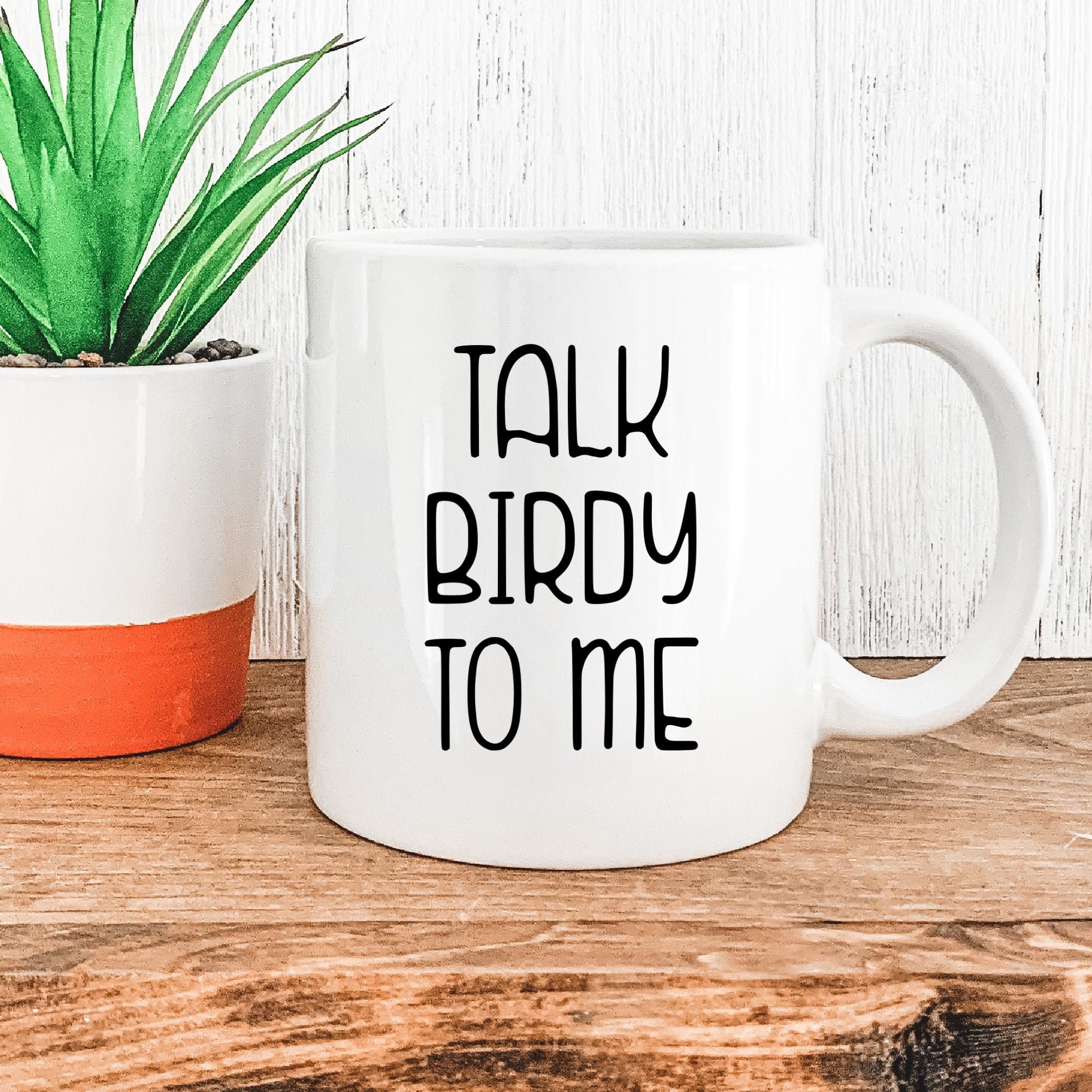 Birding Ornithology Bird lover gift Women bird coffee mug Talk Birdy To Me coffee mug Bird watching mug Bird watching gift